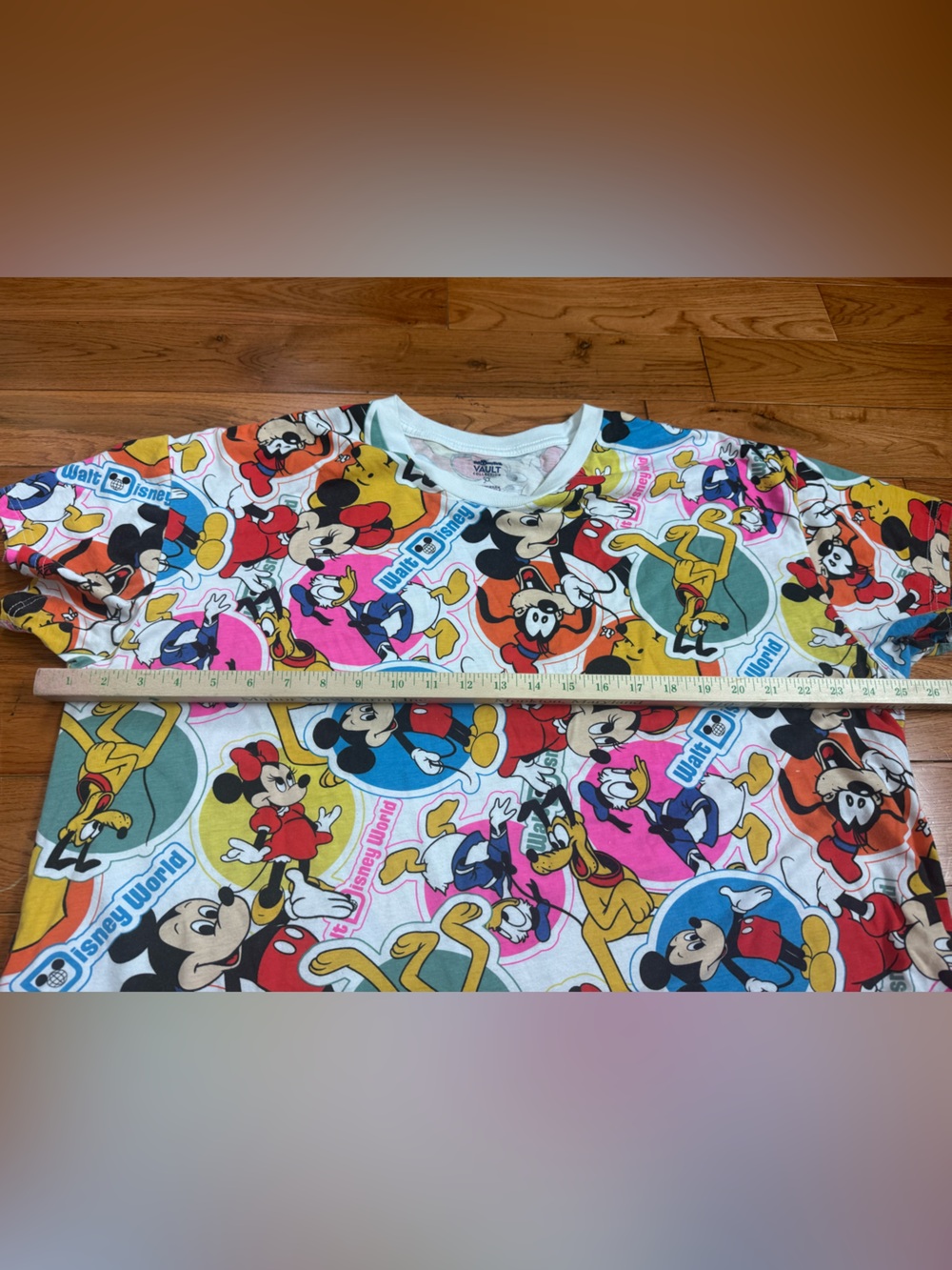 Walt Disney Vault Collection Mickey & Friends All Over Print T-Shirt - Picture 5 of 6